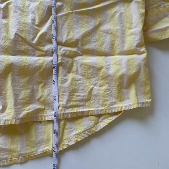 A New Day Yellow striped Button Down Shirt Size L - Picture 7 of 7